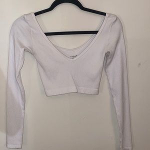 Urban Outfitters out from under cropped long sleeve shirt size small